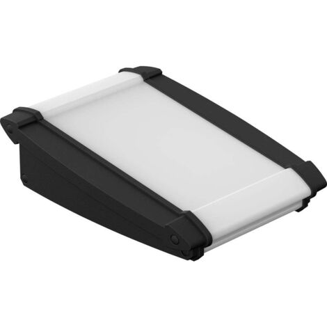 Bopla ATPH 1850-0100 ALU-TOPLINESET Boîtier pupitre (L x l x H) 82 x 200 x 32 mm aluminium, ABS naturel, noir (RAL 900 (1/3)