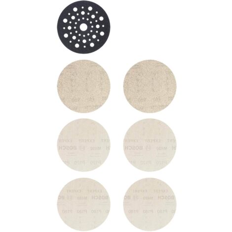 Bosch Expert M480 Kit de démarrage pour ponceuse excentrique 125 mm 7 pièces - 2608901202