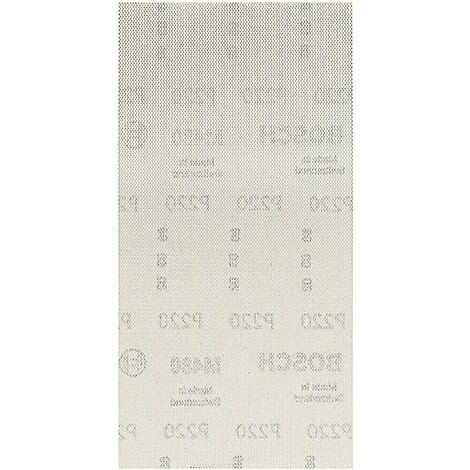 Bosch Accessories EXPERT M480 2608900766 Grille abrasive pour ponceuse orbitale non perforé Grain 220 (L x l) 230 mm x 115 mm 10 pc(s) Y633922