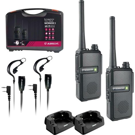 Albrecht Tectalk Worker 3 29825 Talkie-walkie PMR jeu de 2 (1/5)