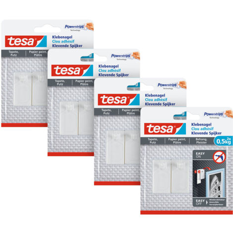 tesa 77772 Clou adhésif blanc Contenu: 8 pc(s) (1/7)