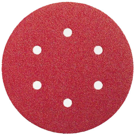 Feuille abrasive pour ponceuse excentrique avec bande auto-agrippante, perforé Bosch Accessories 260 (1/5)