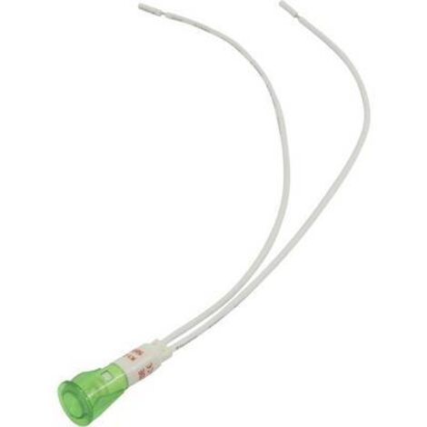 TRU COMPONENTS 1524030 Voyant standard avec ampoule vert 1 pc(s) S517271 (1/2)