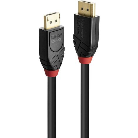 Câble de raccordement LINDY DisplayPort Fiche mâle DisplayPort, Fiche mâle DisplayPort 7.50 m noir 4 (1/5)