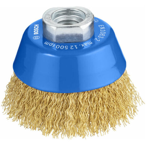 Bosch Accessories Brosse boisseau, à fils laitonnés, 0,3 mm, 70 mm, 12500 trs/min, M 14 1608614020 1