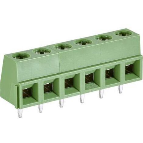 Bornier à vis TE Connectivity 282836-6 1.31 mm² Nombre de pôles 6 vert 1 pc(s) W279791 (1/2)