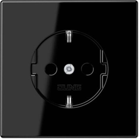 JUNG SCHUKO-STECKDOSE SCHWARZ LS 1520 SW (1/2)