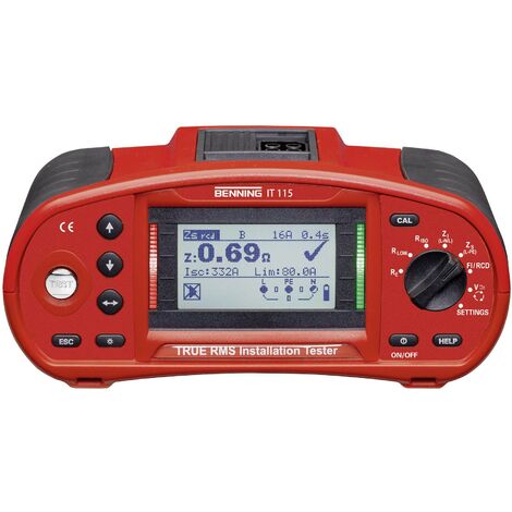 Benning IT 115 Testeur d'installation Norme VDE 0100, 0105 W584651