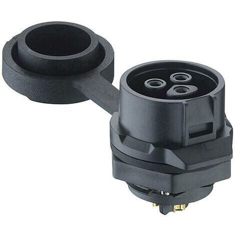 Lutronic 0271 03 Connecteur rond embase femelle à encastrer Nombre total de pôles: 3 1 pc(s) D613541 (1/3)