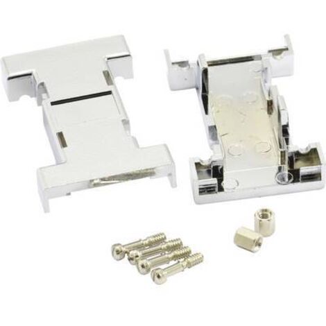 Boîtier adaptateur SUB-D 9, 25 pôles BKL Electronic 10070142 plastique, métallisé 180 ° argent 1 pc(s) D99416 (1/2)