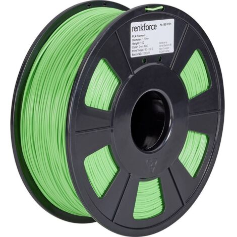 Renkforce RF-4511198 Filament PLA 1.75 mm 1000 g vert 1 pc(s) A333002