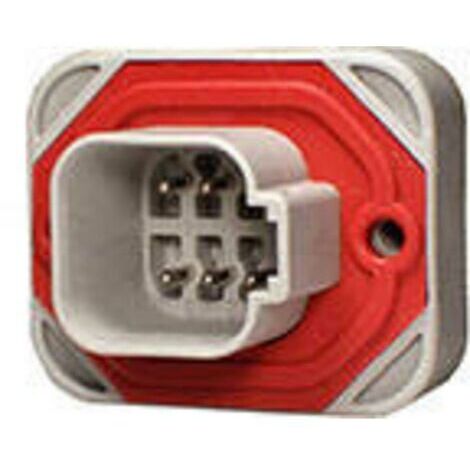 TE Connectivity DT15-6P Cosse cylindrique mâle mâle, droit Nombre total de pôles: 6 Série (connecteur rond): DT 1 pc(s) W501531 (1/2)