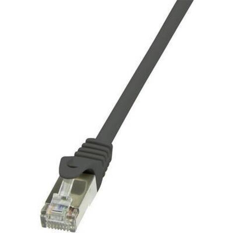 Câble Réseau RJ45 CAT5e F/UTP - 3 M, Gris - Pointe Dorée, Gainé PVC - Pour Box Internet, PC, Switch