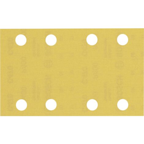 BOSCH EXPERT 10 Abrasifs rectangles 8 trous C470 - 400 - 80 x 133 mm