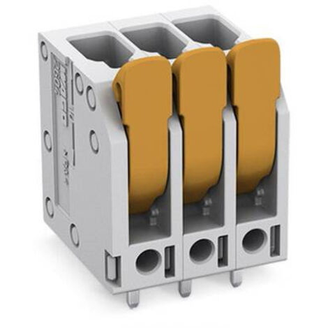 Borne pour circuits imprimés WAGO 2604-3102 4 mm² Nombre de pôles 2 1 pc(s) Q608112