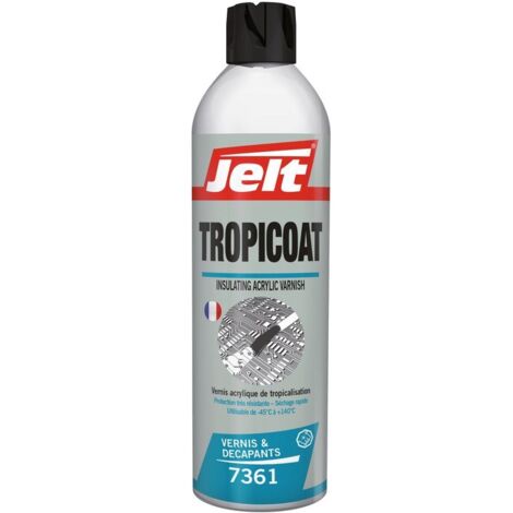 Vernis acrylique de tropicalisation pour circuits imprimés – Protection contre chaleur humide et air salin – 7361 – Jelt