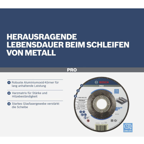 Bosch Accessories 2608603533 Meule à ébarber à moyeu déporté best for