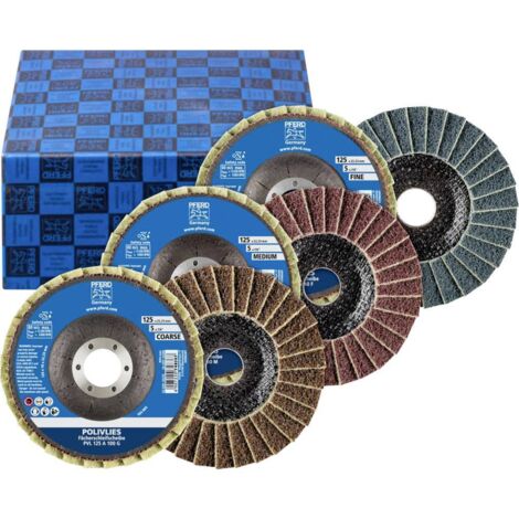 PFERD TOOLS 44698005 SET PVL 125 A Disque segmenté Diamètre 125 mm Ø de perçage 22.23 mm aluminium, (1/3)