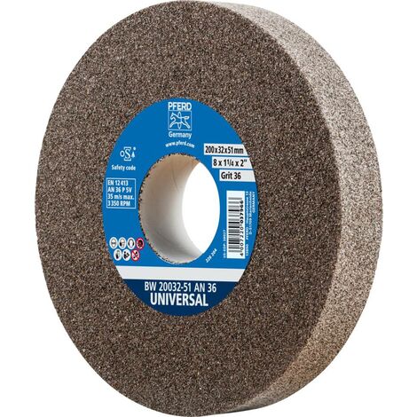 Meule Corindon Blanc 150mm X 20mm Trou 12.7mm Grain 120 - Meuleuse D'Établi Pour Métaux Durs Et Non-Ferreux