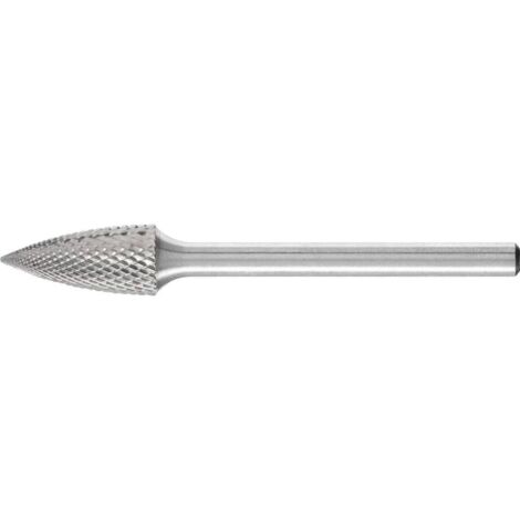 PFERD 21222773 Fraise sur tige Carbure de tungstène ogive Longueur 43 mm Dimension produit, Ø 6 mm Longueur de travail 13 mm Diamètre de tige 3 mm Y134162 (1/3)