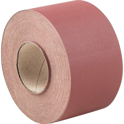 Rouleau Abrasif Aluminium 115mm X 25m Grain 120 - Idéal Ponçage Bois Et Métal