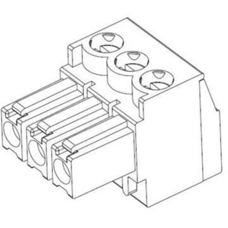 Boîtier pour contacts mâles TE Connectivity 284506-3 Nbr total de pôles 3 Pas: 3.50 mm 1 pc(s) X379611 (1/2)