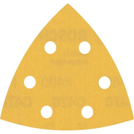 Bosch 5x Expert C470 Papier abrasif pour ponceuse Delta 93 mm G 400 - 2608900831