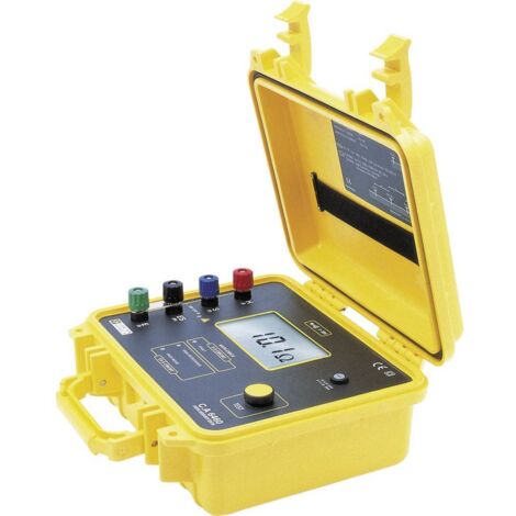 Chauvin Arnoux – Testeur de terre CA 6460 – Multimètre LCD – Résistance 2kΩ – Précision ±2% + 3 digits – Indice de sécurité CAT IV – Alimentation par batterie AA (1/2)