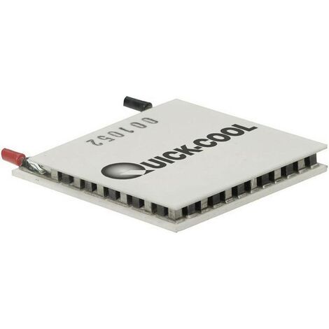 QuickCool QC-63-1.4-3.7AS Elément Peltier 7.2 V 4.1 A 17.4 W (LxBxH) 40 x 20 x 4.7 A280072