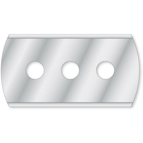 Lame de rechange 3 trous pour grattoir domestique, 43 x 23 mm 023905 D293022