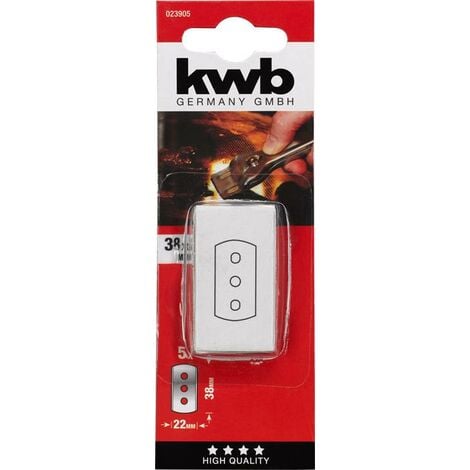 Lame de rechange 3 trous pour grattoir domestique, 43 x 23 mm 023905 D293022