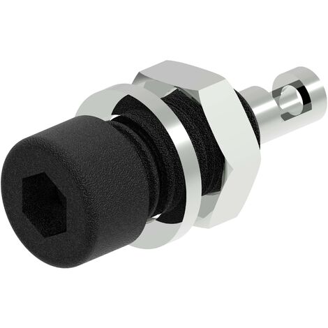 Electro PJP 224-M5-C-CD1-N Fiche femelle de laboratoire Ø de la broche: 2 mm noir 1 pc(s) D357122 (1/2)