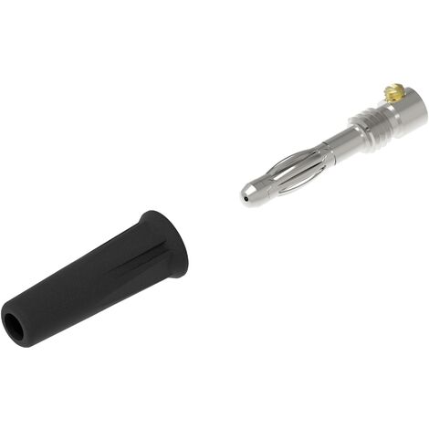 Electro PJP 1060-C-CD1-N Fiche banane mâle, droit Ø de la broche: 4 mm noir 1 pc(s) D390362 (1/2)