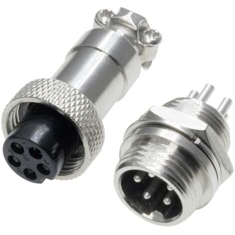 453544 Connecteur rond embase femelle, mâle Nombre total de pôles: 5 1 set D733852
