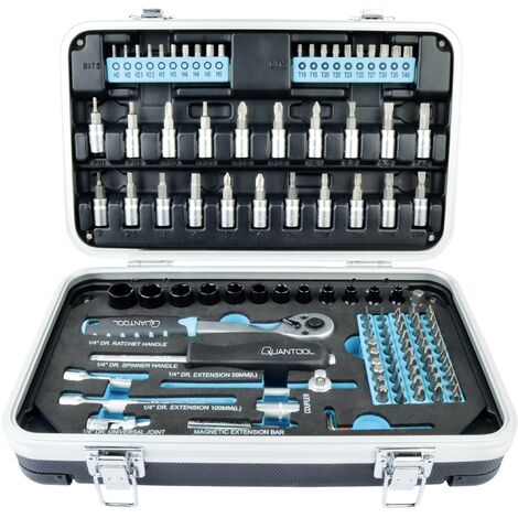 Brüder Mannesmann QUANTOOL Q25003 Jeu d'embouts 116 pièces 1/4" (6.3 mm) D346352 (1/5)