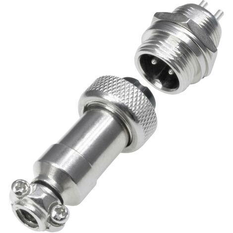 453541 Connecteur rond embase femelle, mâle Nombre total de pôles: 2 1 set D733302
