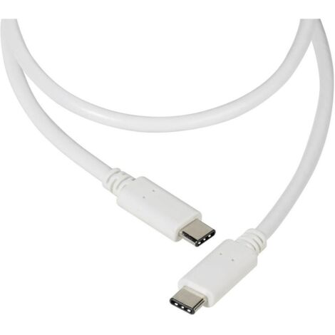 Vivanco Câble USB USB 2.0 USB-C® mâle, USB-C® mâle 1.20 m blanc 37561 Q262662 (1/3)