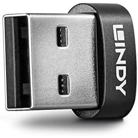 LINDY USB 2.0 Adaptateur [1x USB 2.0 type A mâle - 1x USB-C® femelle] (1/3)