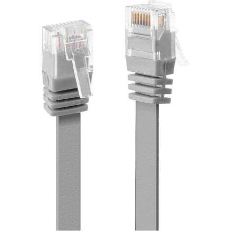 LINDY 47493 RJ45 Câble réseau, câble patch CAT 6 U/UTP 3.00 m gris 1 pc(s) S235942 (1/4)