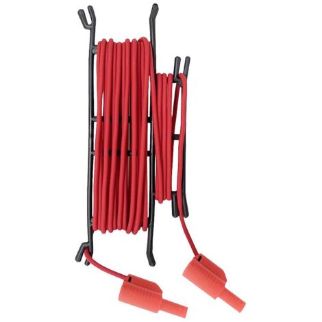Metrel A 1527 Cordon de mesure de sécurité banane mâle 4 mm banane mâle 4 mm 5 m rouge 1 pc(s)