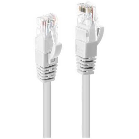 Câbles réseau et DAC LINDY Cat.6 UTP Cable White 0.5m (1/2)