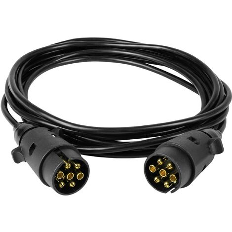 Rallonge électrique 32A 400V 15 Mètres - Câble HO7 Souple 3G4mm2 Pour Péniche, Sono