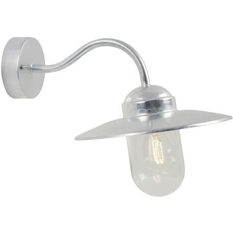 Nordlux – Applique murale LED 22671031 E27 galvanisé – Résistante aux intempéries – Lumière chaleureuse pour entrée et terrasse – IP54 - S630782 (1/4)