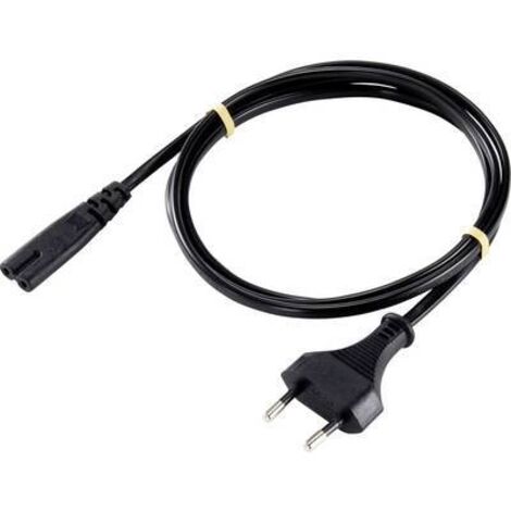 Sygonix SY-5043496 alimentation Cordon électrique noir 1.80 m S594162 (1/3)