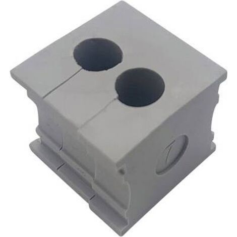 TRU COMPONENTS ELT 2/7 Passe-câbles fendu Ø max. des bornes 7 mm Elastomère gris 1 pc(s) S652592 (1/3)
