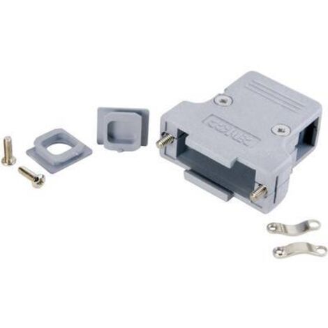 Capot SUB-D 15 pôles Conec 165X11879XE matière plastique 180 ° gris 1 pc(s) V165001 (1/2)