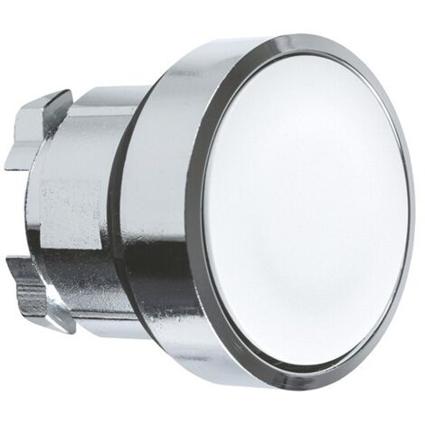 Tête de bouton affleurante Schneider diamètre 22 Blanc