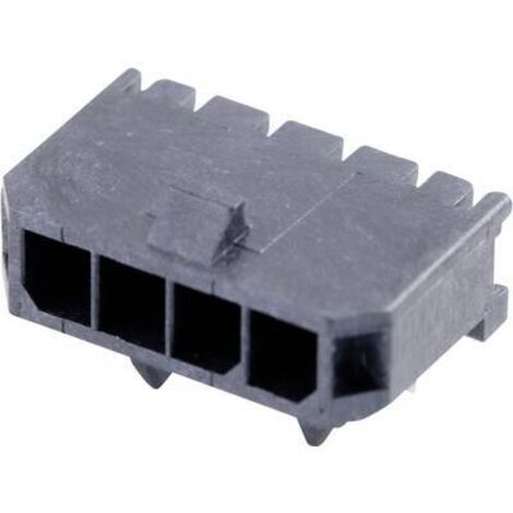 Molex Barrette mâle encastrable (standard) Nbr total de pôles 4 Pas: 3 mm 436500400 1 pc(s) Tray W164302 (1/2)