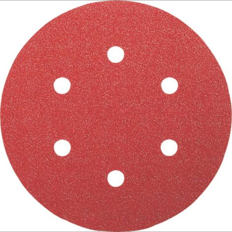 Feuille abrasive pour ponceuse excentrique avec bande auto-agrippante, perforé Bosch Accessories 260 (1/3)