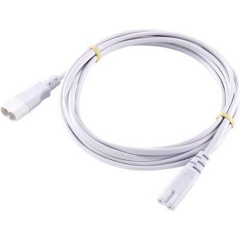Sygonix SY-5043452 alimentation Rallonge blanc 2.00 m S594582